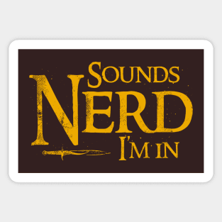 Sounds Nerd - 4 Sticker